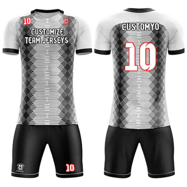 Custom Soccer Team Jerseys kits Full Sublimated Team name Player Names,Logo and Numbers  839